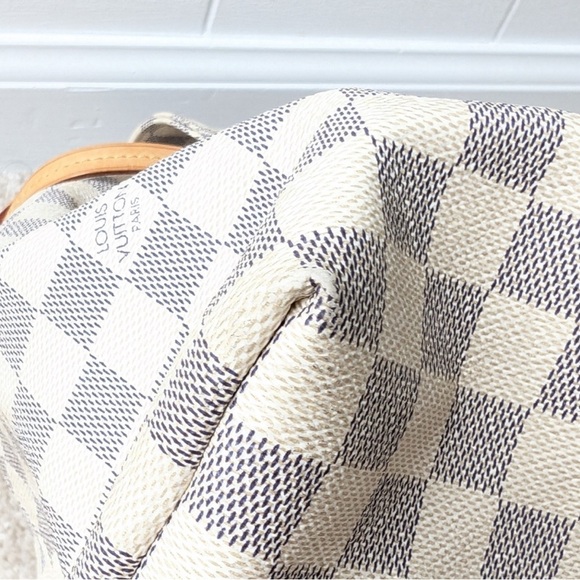 Authentic Louis Vuitton Sperone Damier Azur White Backpack - Picture 9 of 9